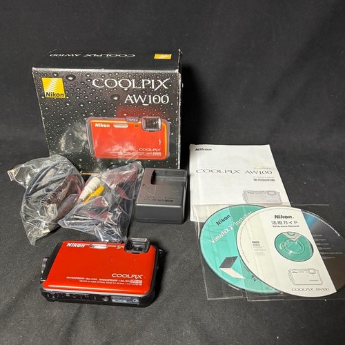 Nikon coolpix aw100 arancione - aw100,