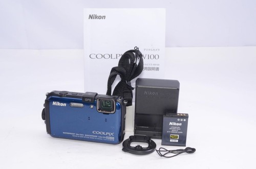 Nikon coolpix aw100 blu mp - blu,